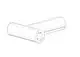 DORNBRACHT-Halter-fuer-Papierrollenhalter-mit-Deckel-ERSATZTEILE-05179756201-57-x-13-x-40-mm-Platin-gebuerstet-05179756201-06 gallery number 1